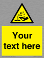 WN3013: Warning Corrosive Safety Sign