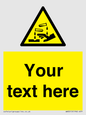 WN3013: Warning Corrosive Safety Sign