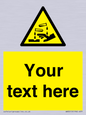 WN3013: Warning Corrosive Safety Sign