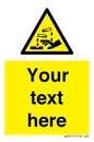 WN3013: Warning Corrosive Safety Sign