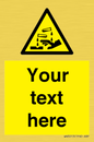 WN3013: Warning Corrosive Safety Sign