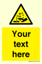 WN3013: Warning Corrosive Safety Sign