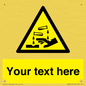WN3013: Warning Corrosive Safety Sign