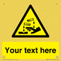WN3013: Warning Corrosive Safety Sign
