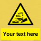 WN3013: Warning Corrosive Safety Sign