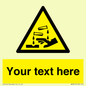 WN3013: Warning Corrosive Safety Sign