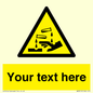 WN3013: Warning Corrosive Safety Sign