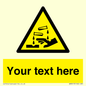 WN3013: Warning Corrosive Safety Sign