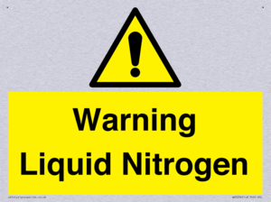 WN5236: Liquid Nitrogen Warning