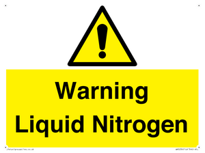 WN5236: Liquid Nitrogen Warning