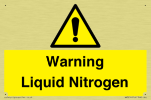 WN5236: Liquid Nitrogen Warning