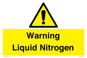 WN5236: Liquid Nitrogen Warning