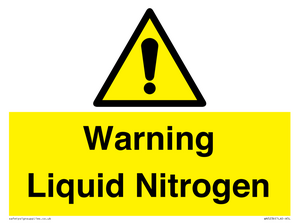 WN5236: Liquid Nitrogen Warning