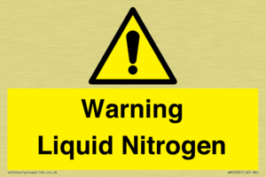 WN5236: Liquid Nitrogen Warning