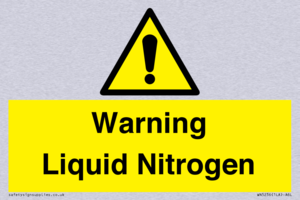 WN5236: Liquid Nitrogen Warning