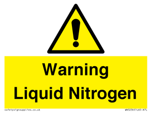 WN5236: Liquid Nitrogen Warning