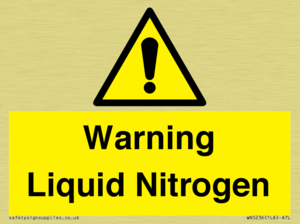 WN5236: Liquid Nitrogen Warning