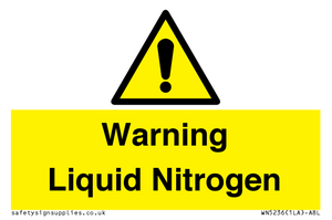 WN5236: Liquid Nitrogen Warning