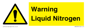 WN5236: Liquid Nitrogen Warning