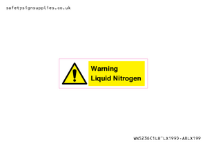 WN5236: Liquid Nitrogen Warning