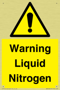 WN5236: Liquid Nitrogen Warning