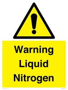 WN5236: Liquid Nitrogen Warning