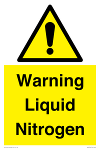 WN5236: Liquid Nitrogen Warning