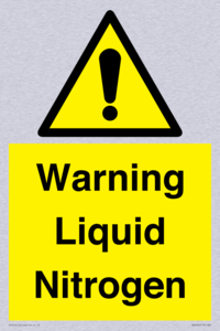 WN5236: Liquid Nitrogen Warning