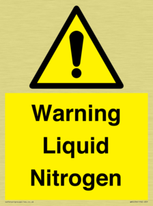 WN5236: Liquid Nitrogen Warning