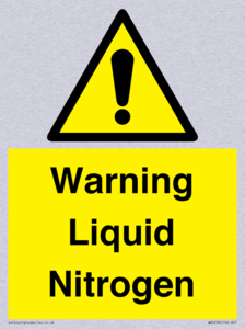 WN5236: Liquid Nitrogen Warning