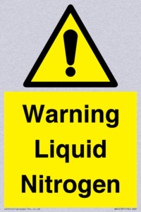 WN5236: Liquid Nitrogen Warning