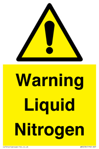 WN5236: Liquid Nitrogen Warning