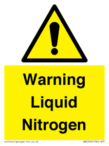 WN5236: Liquid Nitrogen Warning