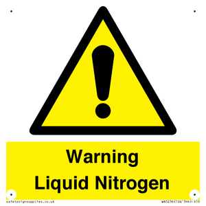 WN5236: Liquid Nitrogen Warning