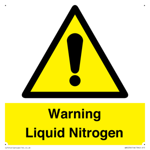 WN5236: Liquid Nitrogen Warning