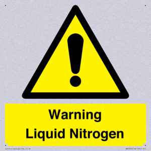 WN5236: Liquid Nitrogen Warning