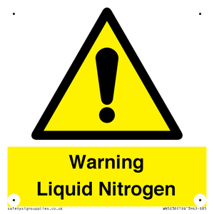 WN5236: Liquid Nitrogen Warning