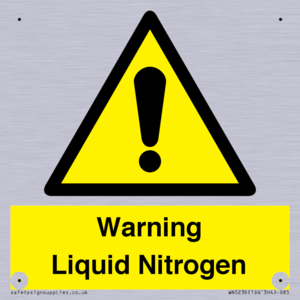 WN5236: Liquid Nitrogen Warning