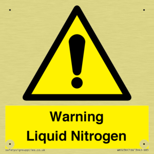 WN5236: Liquid Nitrogen Warning