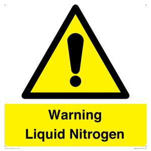 WN5236: Liquid Nitrogen Warning