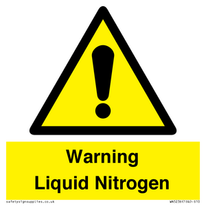 WN5236: Liquid Nitrogen Warning