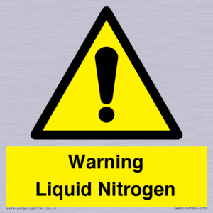 WN5236: Liquid Nitrogen Warning