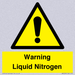 WN5236: Liquid Nitrogen Warning