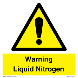WN5236: Liquid Nitrogen Warning