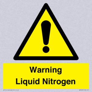 WN5236: Liquid Nitrogen Warning
