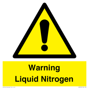 WN5236: Liquid Nitrogen Warning