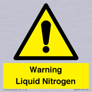 WN5236: Liquid Nitrogen Warning