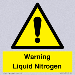 WN5236: Liquid Nitrogen Warning