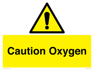 WN5242: Caution Oxygen