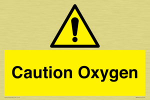 WN5242: Caution Oxygen